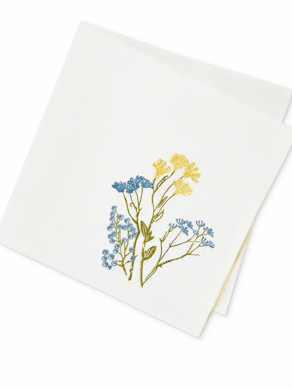 Lenox Set of 8 Wildflowers Border Embroidered 19